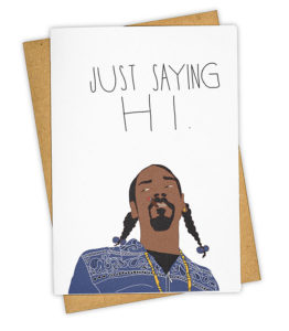 Snoop Dogg Card from Tay Ham