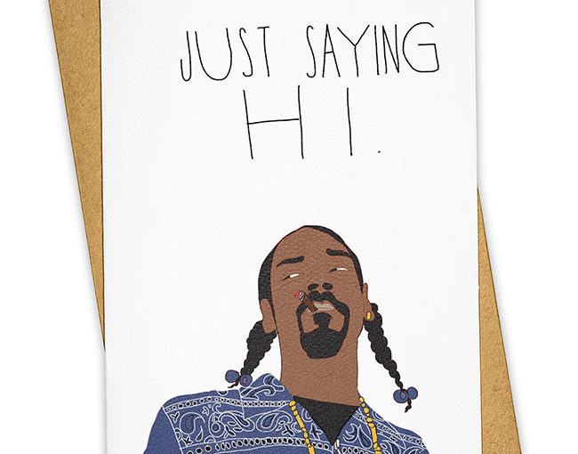 Snoop Dogg Card from Tay Ham