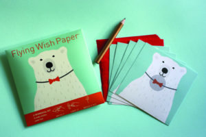 Polar Bear Wishing Kit from Flying Wish Paper