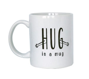 Hug in a Mug from Steel Petal Press.