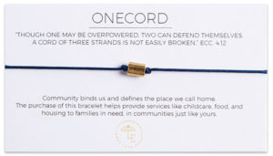Cause- Related Cord Bracelet from Lenny & Eva