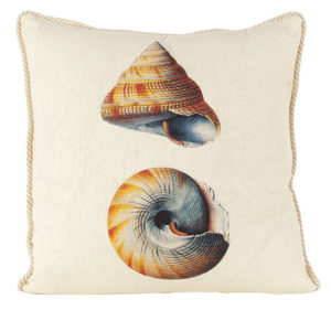 Sea Shells Two Ways Pillow from Oxbow Decor