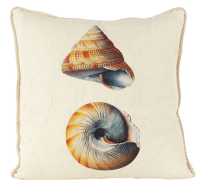 Sea Shells Two Ways Pillow