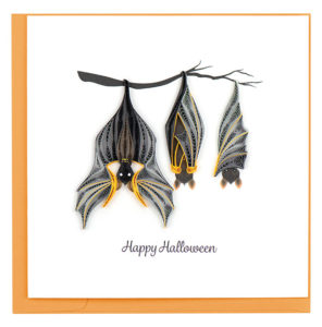 Bat Halloween Card from Quilling Card