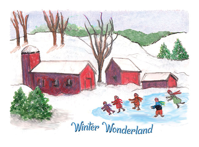 Winter Wonderland Card from Shades of Expressions Designs