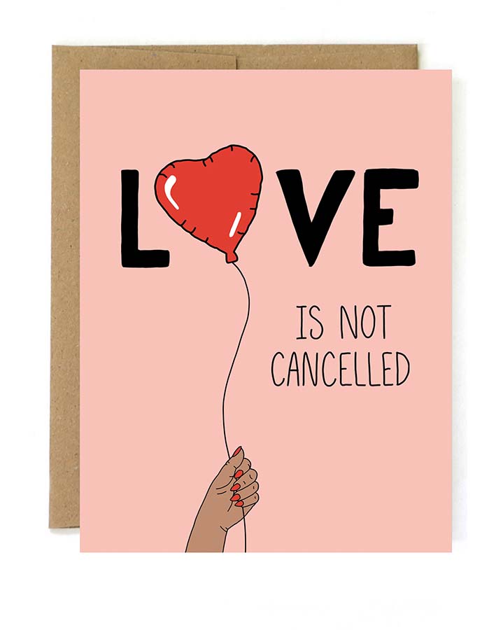 Not Cancelled Card 
															/ Unblushing							