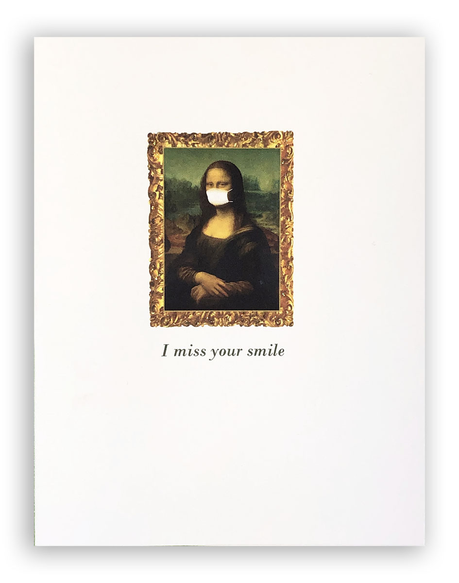 Handmade Mona Lisa Card 
															/ Lumia Designs							