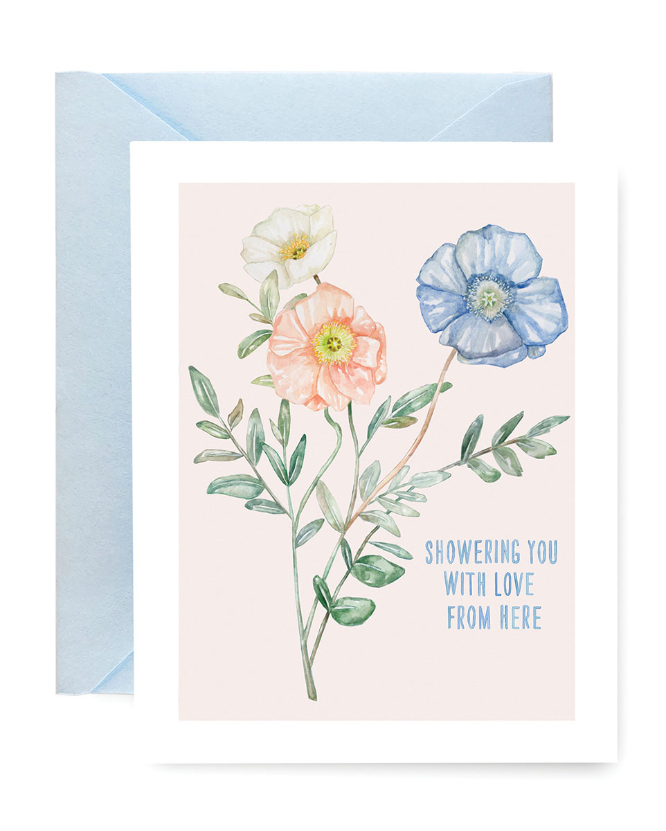 Shower Flower Card 
															/ Lana's Shop							