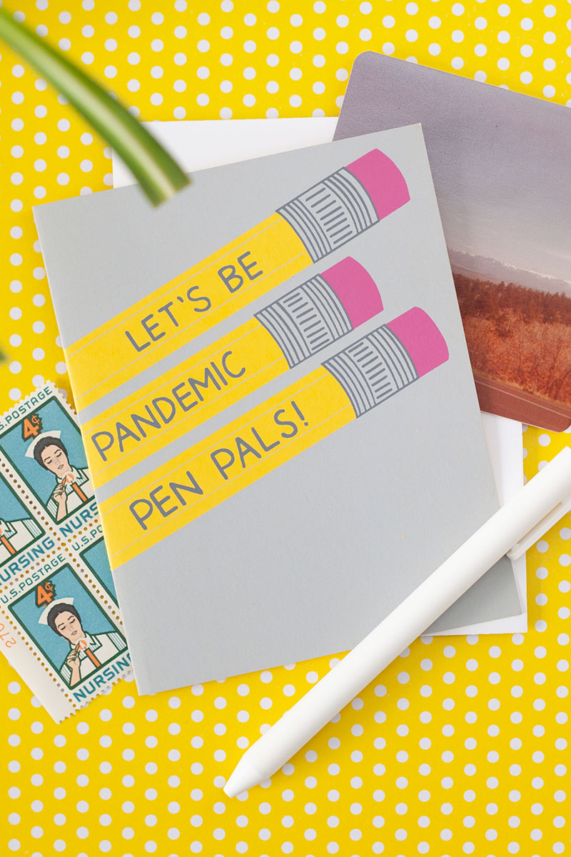 Pandemic Pen Pals Card 
															/ exit343design							