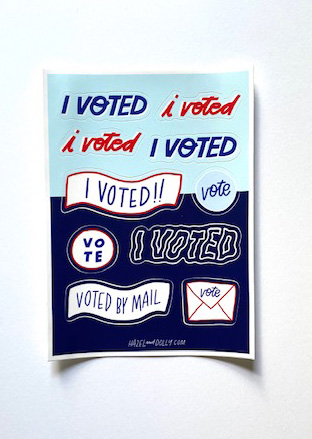Voted Sticker Sheet