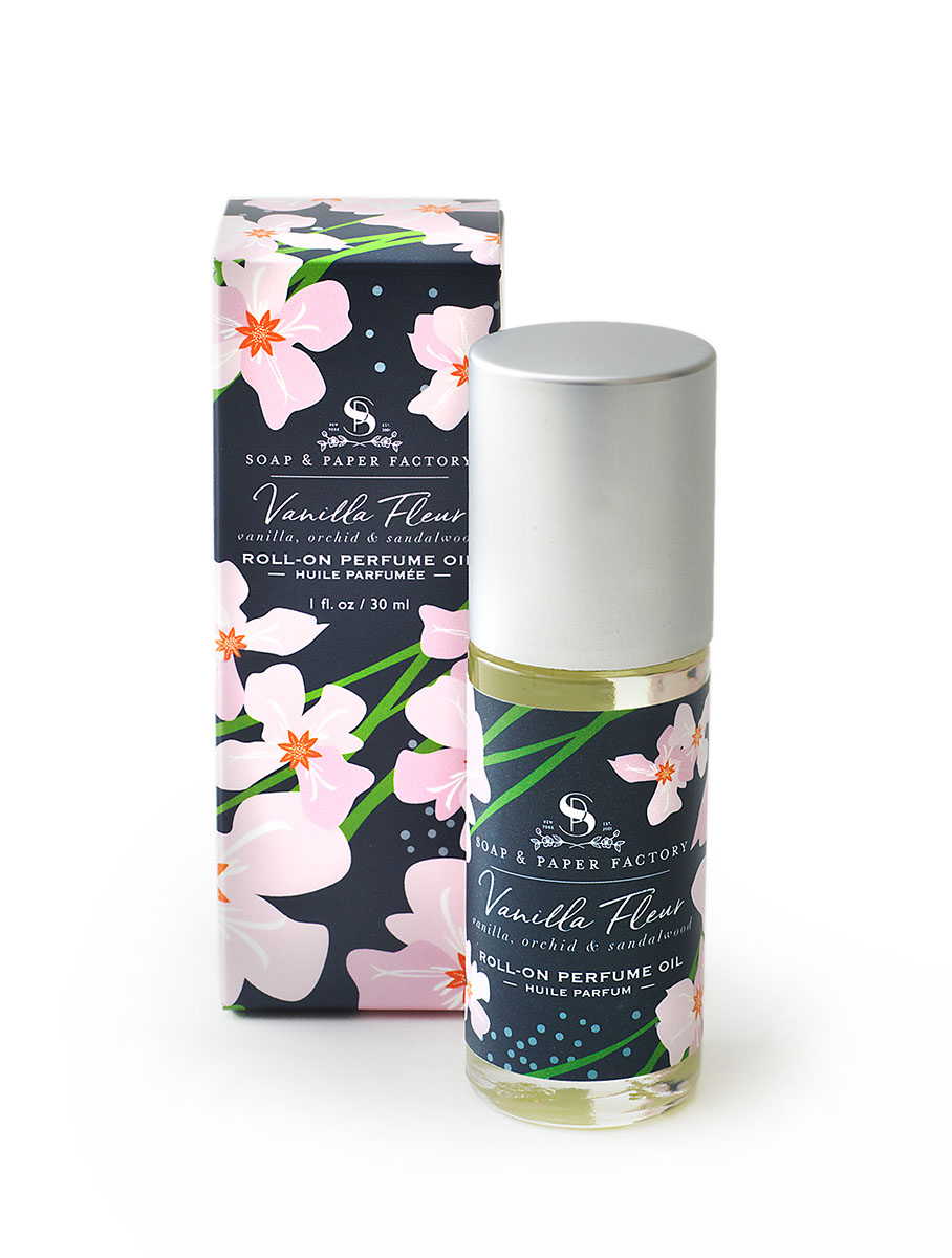 Vanilla Fleur Roll-on Perfume Oil 
															/ Soap & Paper Factory							
