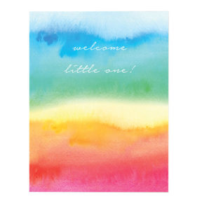 Rainbow Baby Card from Abigail Jayne Design