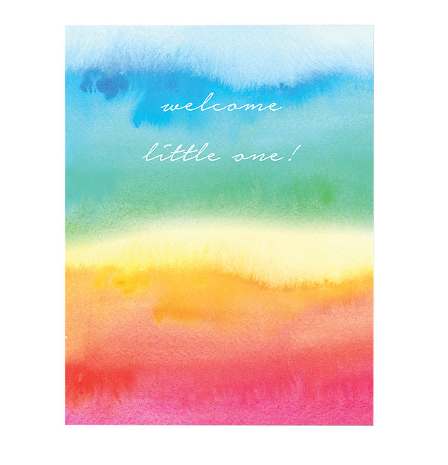 Rainbow Baby Card 
															/ Abigail Jayne Designs							
