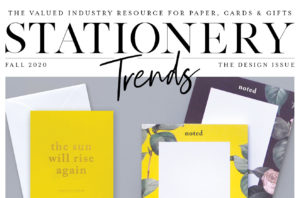 Editor's Letter feature image of part of the Fall issue of Stationery Trends