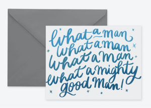 Good Man Card from Posterity Paper