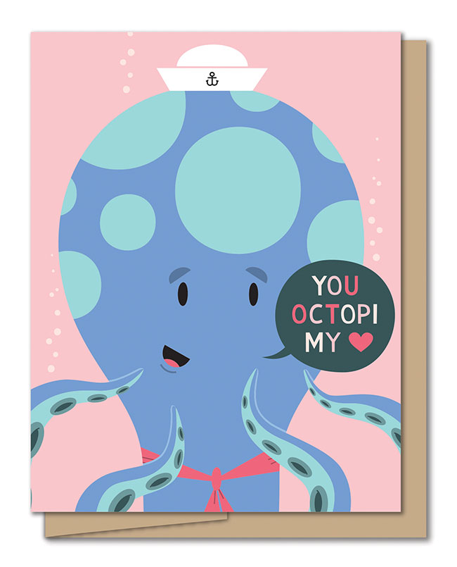Octopi My Heart Card 
															/ Maginating							