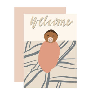 Welcome Card from Aims Moon Paperie
