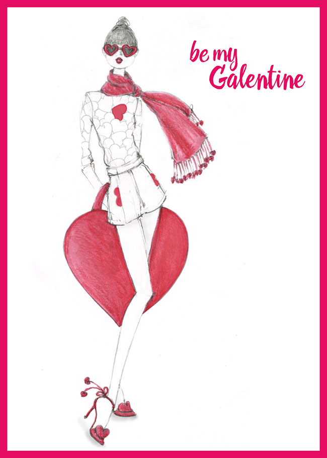 Galentine Card 
															/ Ann Scott Design							
