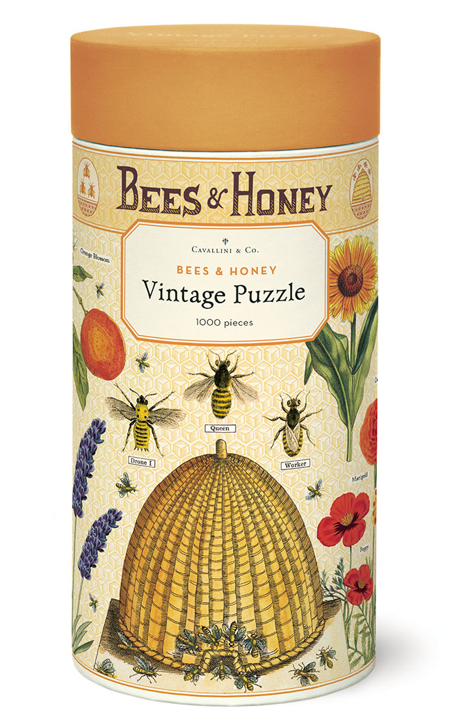 Bees & Honey Vintage Puzzle 
															/ Cavallini & Co							