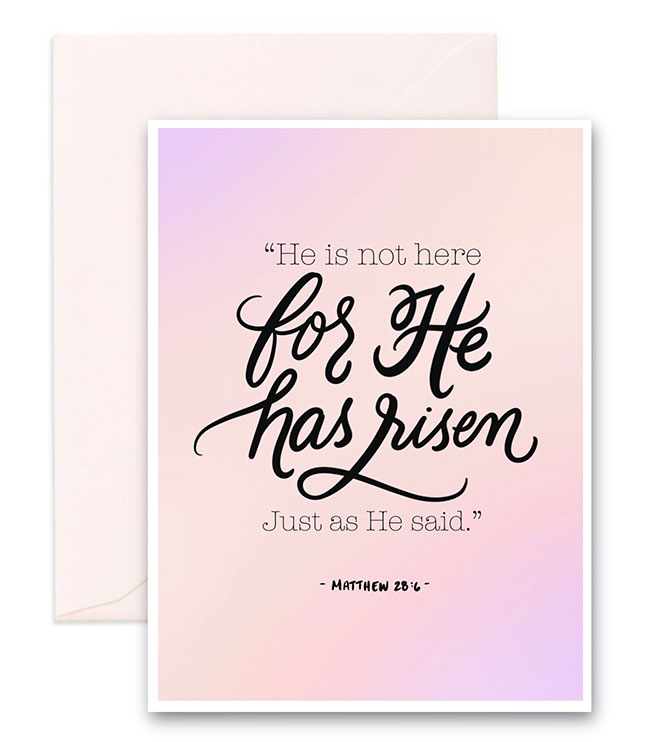 For He Has Risen Easter Card 
															/ Dillen & Ari							