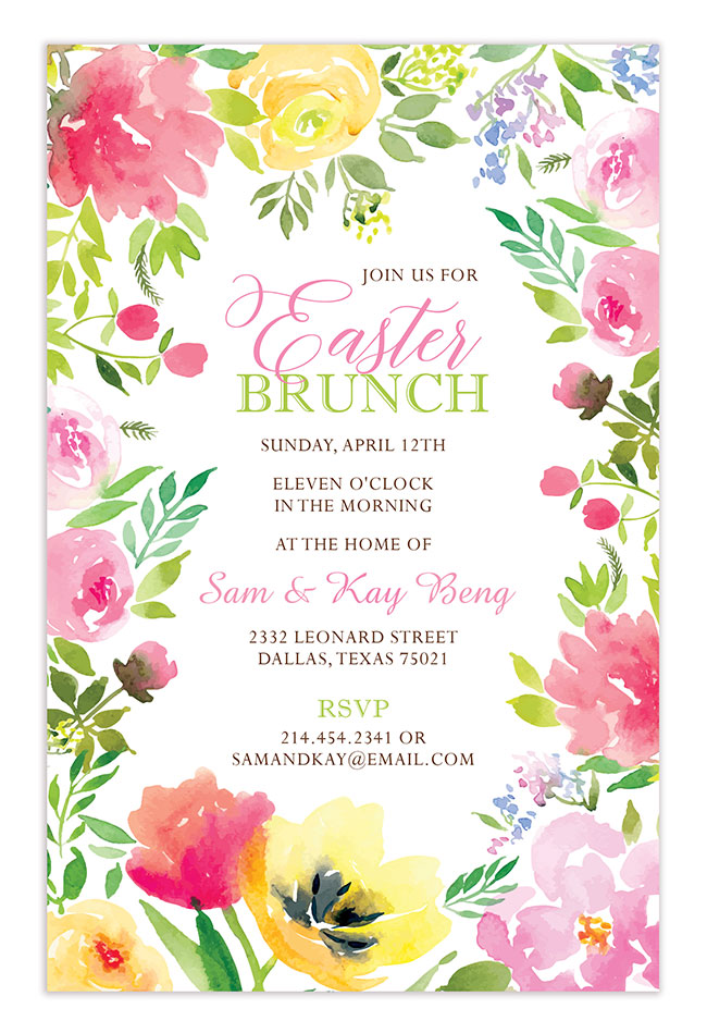 Easter Brunch Invitation 
															/ PrintsWell							