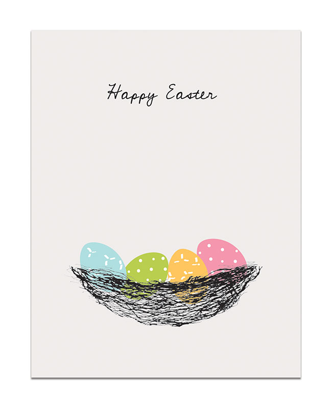 Easter Card 
															/ Seashell Paper							