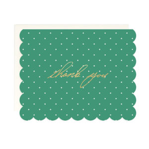 Scalloped Thank-you from Amy Heitman