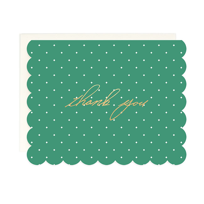 Scalloped Thank-you