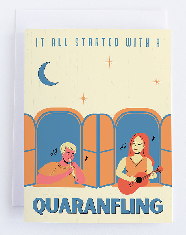 Quaranfling Card 
															/ Card Craft							