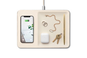 Leather Wireless Charger and Organizer from Courant through Shoppe Object.