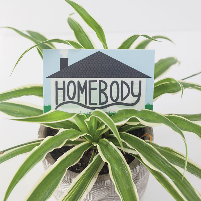 Homebody Card from exit343design