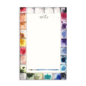 Watercolor Paint Palette Artist Notepad from Cami Monet