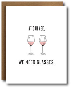 We Need Glasses Card from The Card Bureau