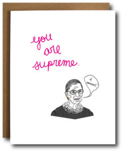 You are Supreme Card from The Card Bureau is an iconic design