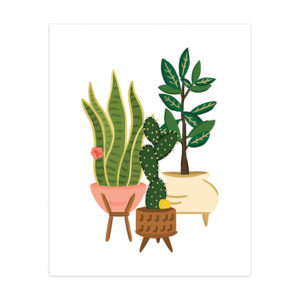 Plant Trio Art Print from Bloomwolf Studio