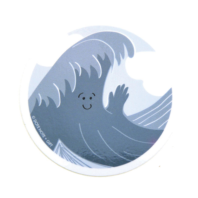 Ocean Wave Sticker 
															/ Dote Note + Gift							