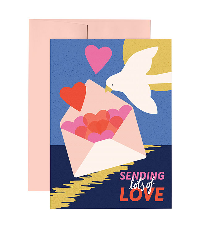 Sending Love Card 
															/ Belle Belette							