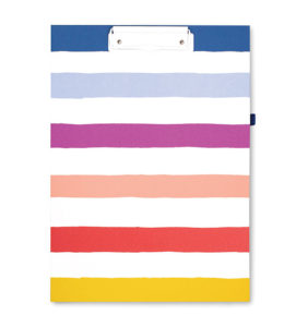 Clipboard Folio Candy Stripe Cover from Kate Spade New York through Lifeguard Press