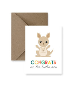 Congrats on the Little One Greeting Card from IMPAPER