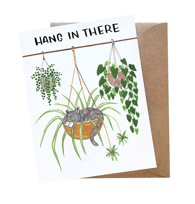 Hang in There Card 
															/ Sketchy Notions							