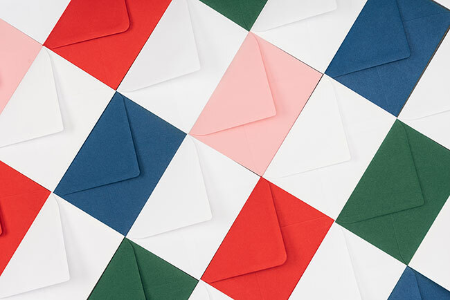 Multi-colored envelopes