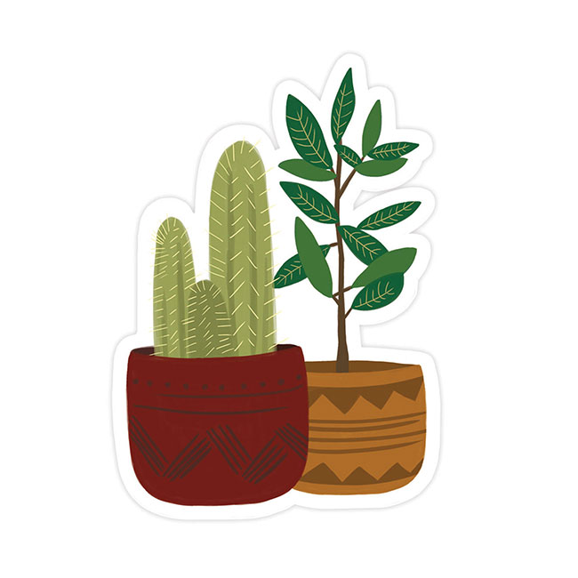 Potted Plants Sticker 
															/ Bloomwolf Studio							