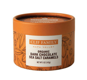 Organic Dark Chocolate Sea Salt Caramels from Clif Family Winery