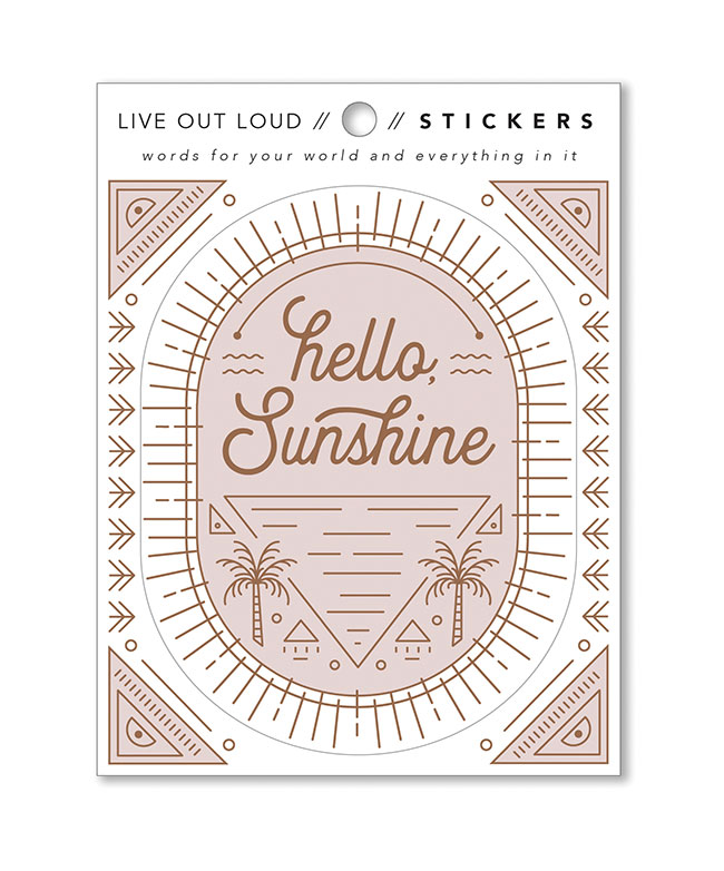 Hello, Sunshine Sticker 
															/ Compendium							