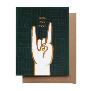 Dad You Rock Card from Hammerpress