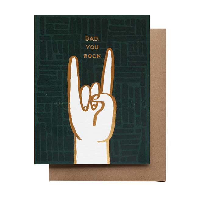 Dad You Rock Card 
															/ Hammerpress							