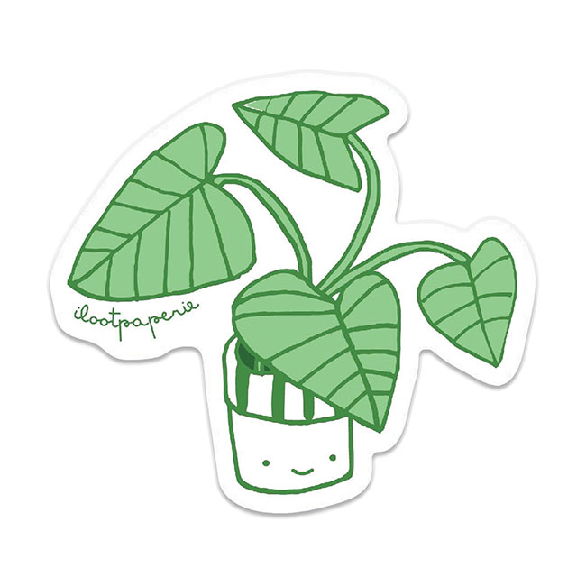 Happy Plant Sticker 
															/ ilootpaperie							