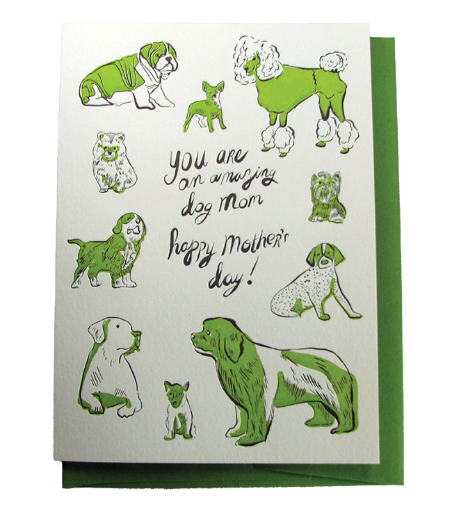 Dog Mom Mother's Day Card 
															/ Wolf & Wren Press							