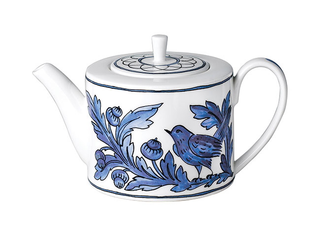 Molly Hatch Heritage Bluebird Teapot