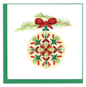 Quilled Ornament Card from Quilling Card